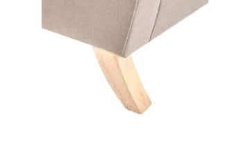 Nojatuoli Kiberg - Taupe, vaalea puu - Huonekalut - Tuoli & nojatuoli - Nojatuoli & lepotuoli
