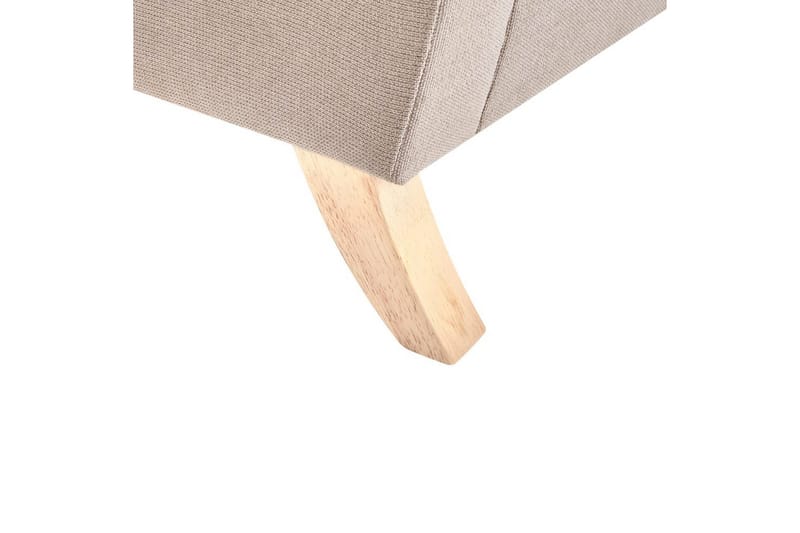 Nojatuoli Kiberg - Taupe, vaalea puu - Huonekalut - Tuoli & nojatuoli - Nojatuoli & lepotuoli