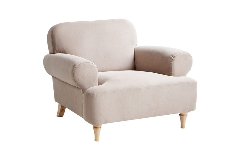 Nojatuoli Kiberg, Taupe, vaalea puu