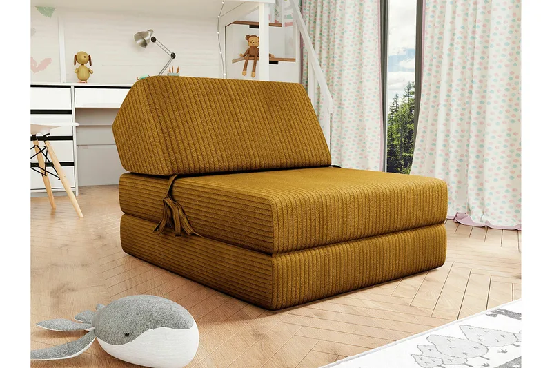 Kintore Fåtölj Dark yellow - Huonekalut - Tuoli & nojatuoli - Nojatuoli & lepotuoli - Vuodetuoli