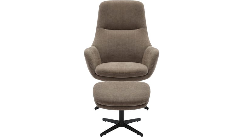 Kiresto-nojatuoli rahilla, kääntötoiminto - Harmaa - Huonekalut - Tuoli & nojatuoli - Nojatuoli & lepotuoli - Nojatuoli rahilla