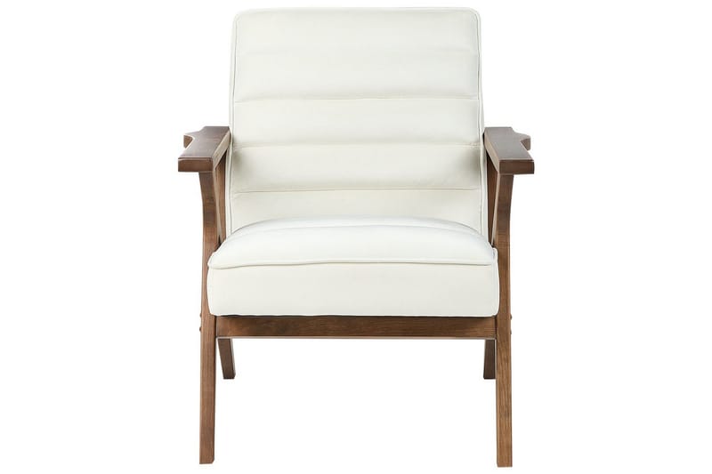 Nojatuoli Kisa - Valkoinen, tumma puu - Huonekalut - Tuoli & nojatuoli - Nojatuoli & lepotuoli