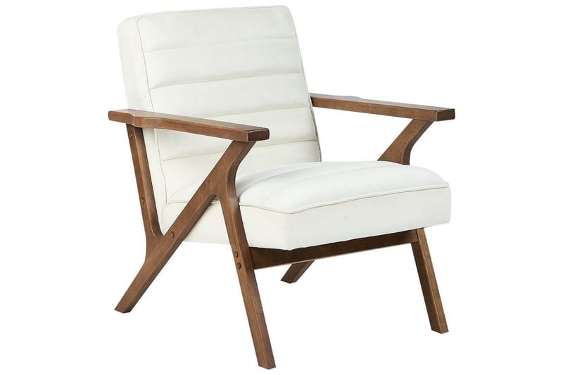 Nojatuoli Kisa, Valkoinen, tumma puu