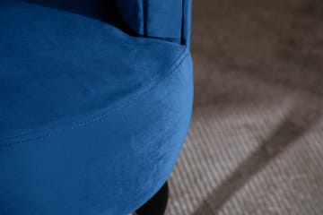 Klubituoli Thunia Sametti - Sininen - Huonekalut - Tuoli & nojatuoli - Nojatuoli & lepotuoli - Klubituolit
