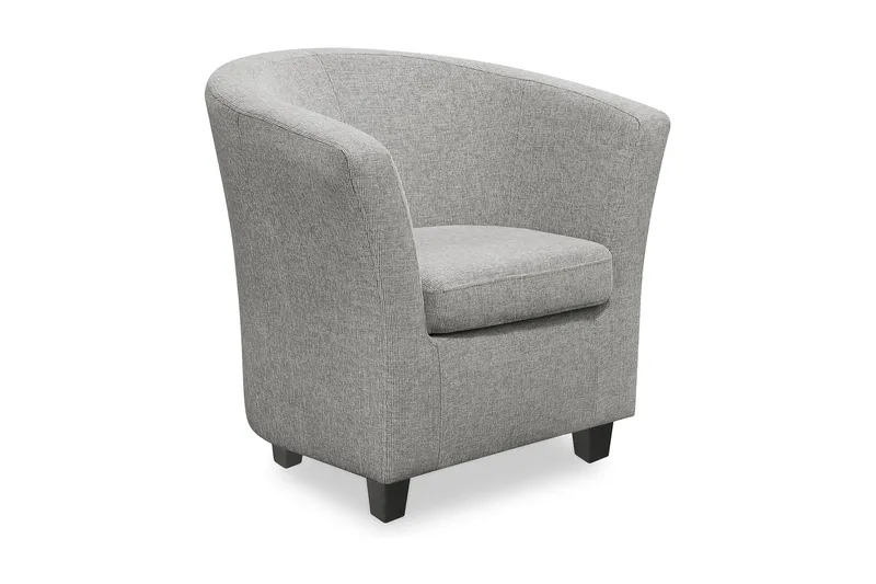 Klubituoli Polo - Vaaleanharmaa - Huonekalut - Tuoli & nojatuoli - Nojatuoli & lepotuoli - Klubituolit