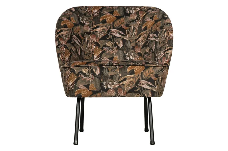 Nojatuoli Nahia - Sametti/Musta - Huonekalut - Tuoli & nojatuoli - Nojatuoli & lepotuoli - Klubituolit