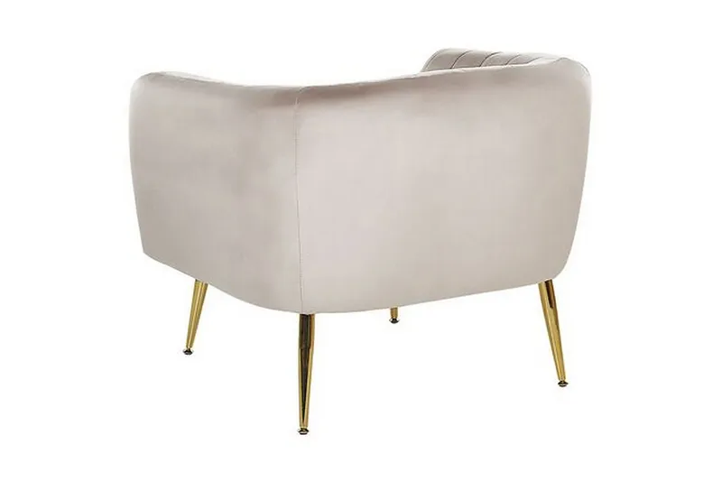 Nojatuoli Santinia - Sametti/Harmaa - Huonekalut - Tuoli & nojatuoli - Nojatuoli & lepotuoli