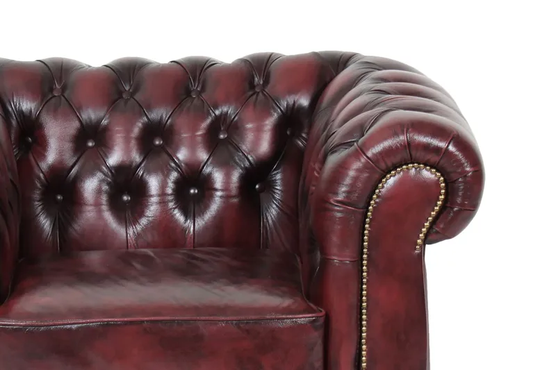 Nojatuoli Worcester - Nahka/t.pun - Huonekalut - Tuoli & nojatuoli - Nojatuoli & lepotuoli - Klubituolit