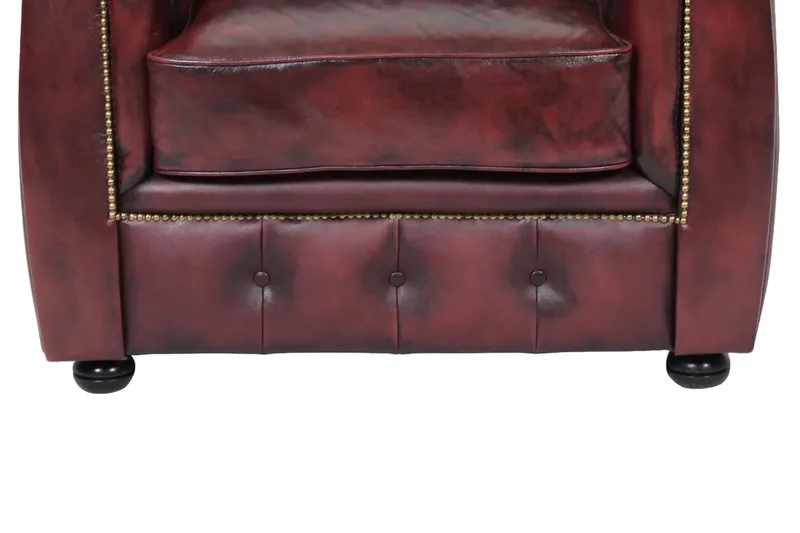 Nojatuoli Worcester - Nahka/t.pun - Huonekalut - Tuoli & nojatuoli - Nojatuoli & lepotuoli - Klubituolit