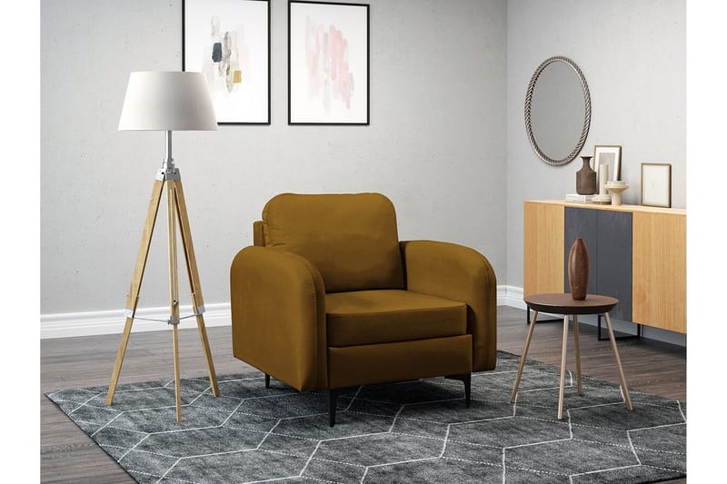 Knocklong Fåtölj Brown - Huonekalut - Tuoli & nojatuoli - Nojatuoli & lepotuoli