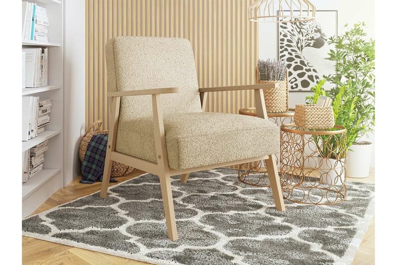 Knocklong Fåtölj Cream - Huonekalut - Tuoli & nojatuoli - Nojatuoli & lepotuoli