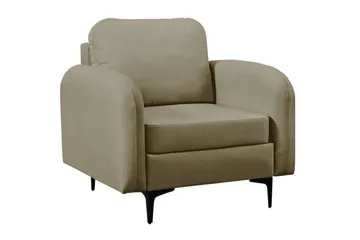 Knocklong Fåtölj Dark Beige/Mocca - Huonekalut - Tuoli & nojatuoli - Nojatuoli & lepotuoli