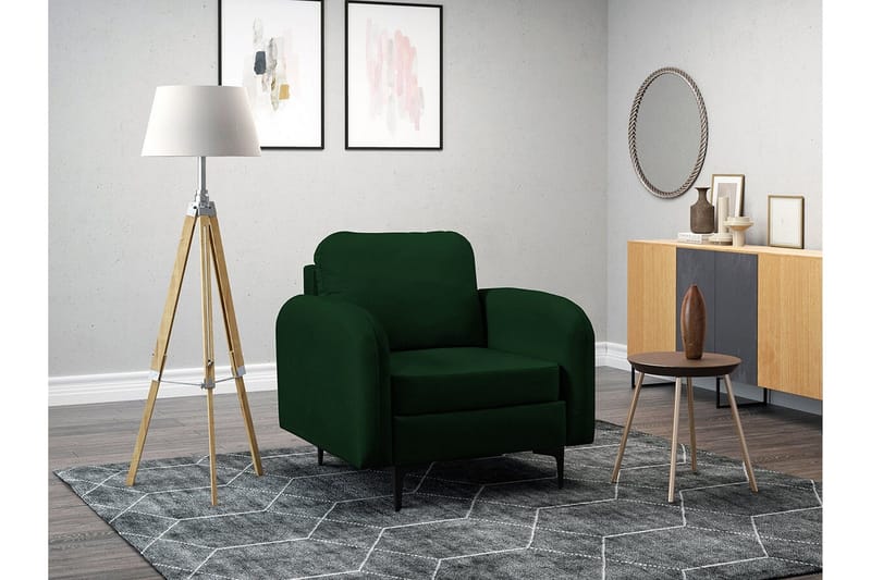 Knocklong Fåtölj Dark green - Huonekalut - Tuoli & nojatuoli - Nojatuoli & lepotuoli