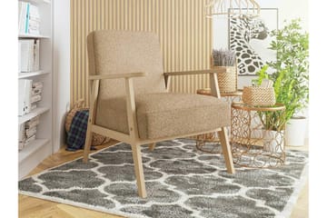 Knocklong Fåtölj Light brown - Huonekalut - Tuoli & nojatuoli - Nojatuoli & lepotuoli