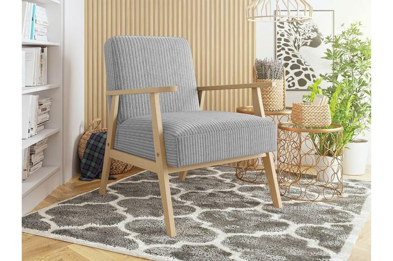 Knocklong Fåtölj Light Grey/Beige - Huonekalut - Tuoli & nojatuoli - Nojatuoli & lepotuoli