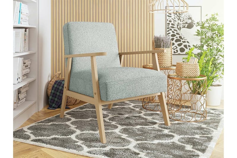 Knocklong Fåtölj Ljusgrå - Huonekalut - Tuoli & nojatuoli - Nojatuoli & lepotuoli