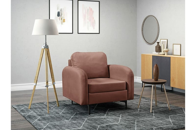 Knocklong Fåtölj Pink - Huonekalut - Tuoli & nojatuoli - Nojatuoli & lepotuoli