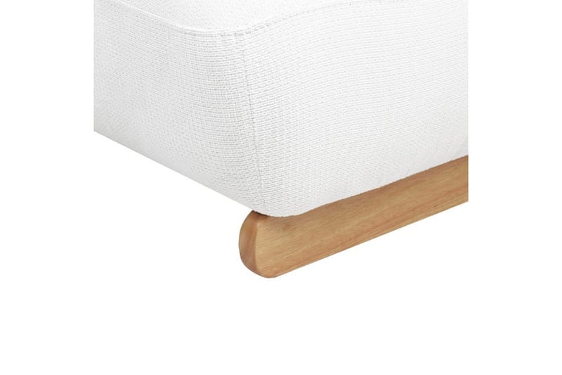 Nojatuoli Kokkola - Valkoinen, vaalea puu - Huonekalut - Tuoli & nojatuoli - Nojatuoli & lepotuoli