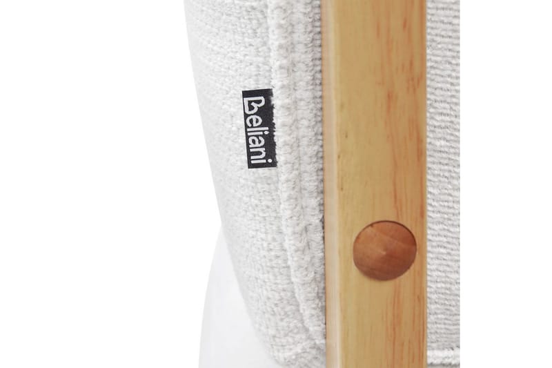 Nojatuoli Kokkola - Valkoinen, vaalea puu - Huonekalut - Tuoli & nojatuoli - Nojatuoli & lepotuoli