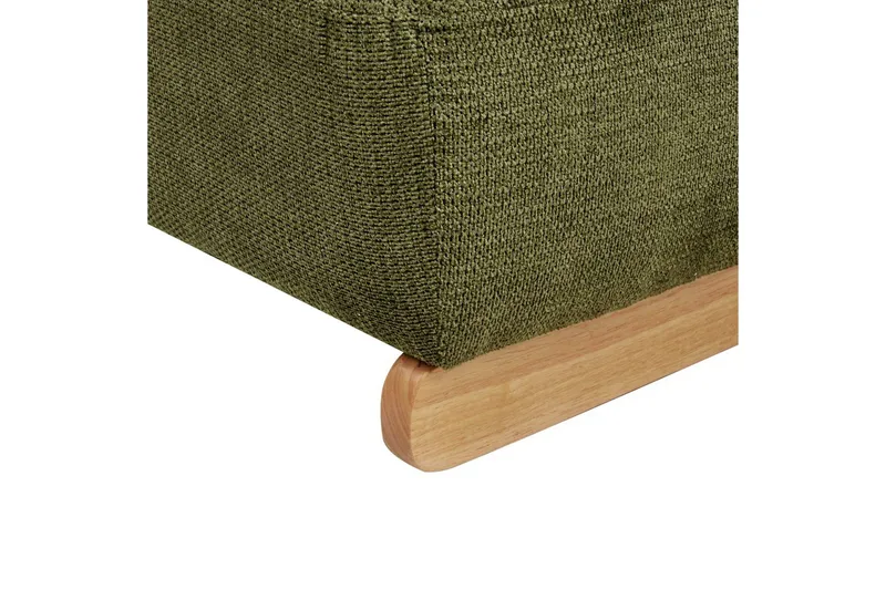 Nojatuoli Kokkola - Vihreä, vaalea puu - Huonekalut - Tuoli & nojatuoli - Nojatuoli & lepotuoli