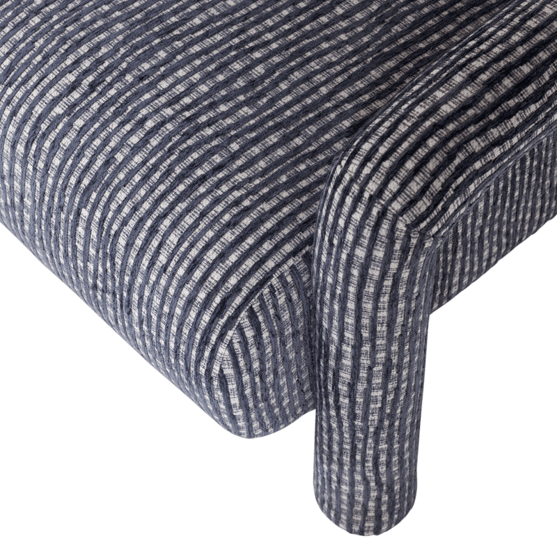 Nojatuoli kuviolla Lenny - Harmaa/Sininen - Huonekalut - Tuoli & nojatuoli - Nojatuoli & lepotuoli