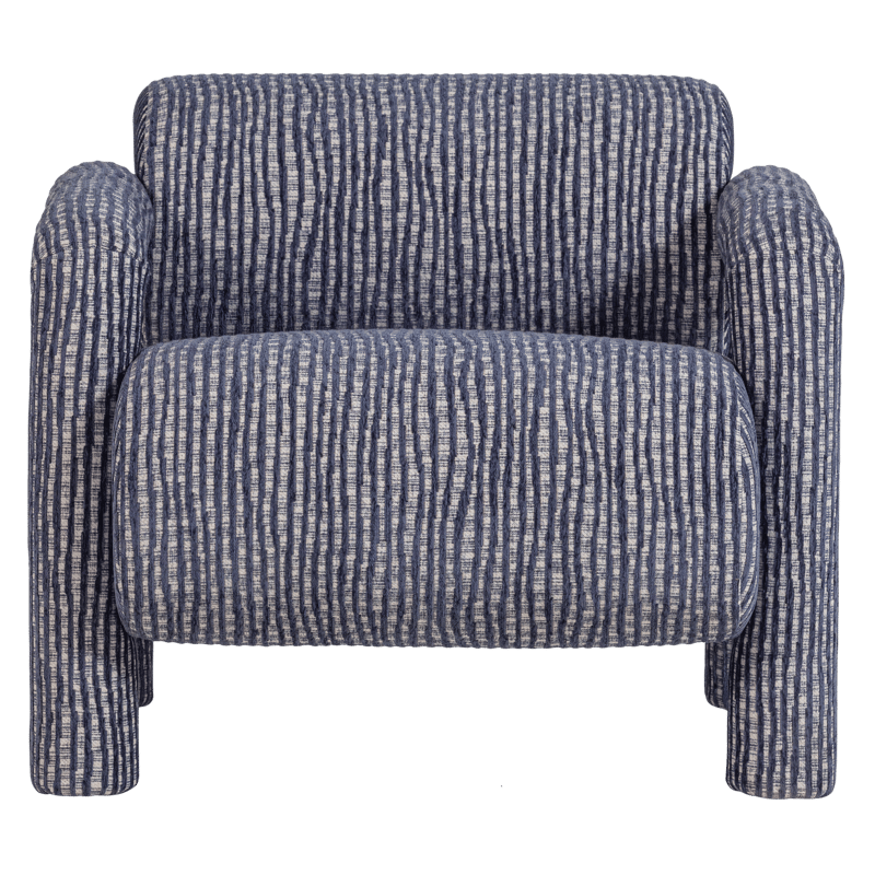 Nojatuoli kuviolla Lenny - Harmaa/Sininen - Huonekalut - Tuoli & nojatuoli - Nojatuoli & lepotuoli