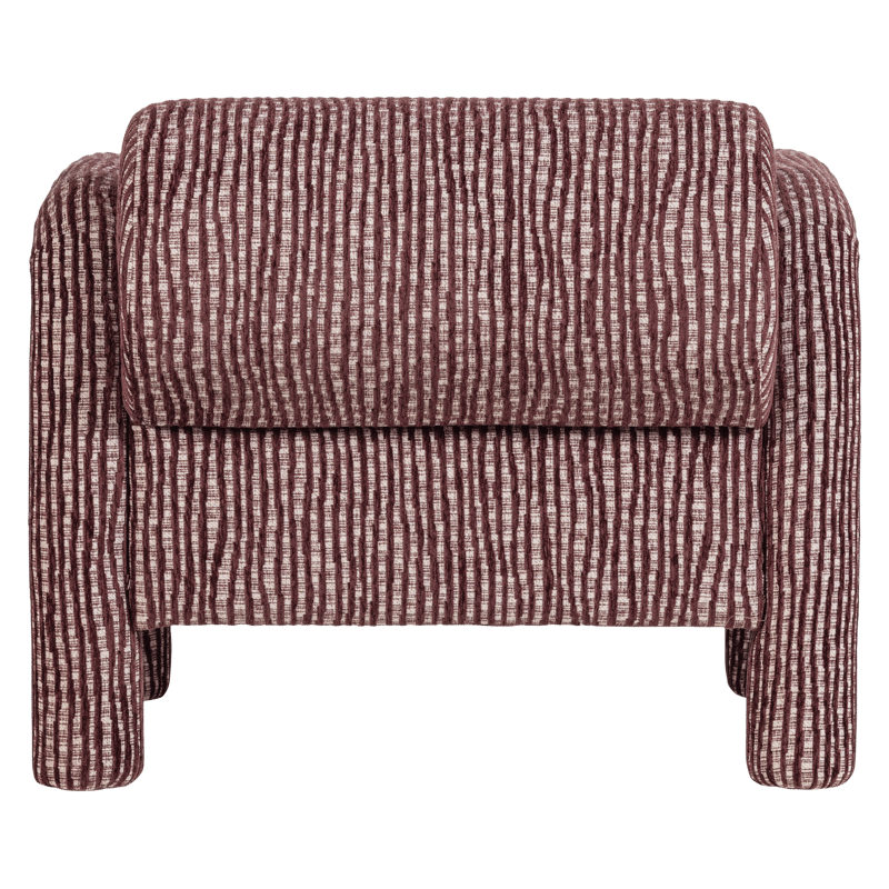 Nojatuoli kuviolla Lenny - Viininpunainen - Huonekalut - Tuoli & nojatuoli - Nojatuoli & lepotuoli