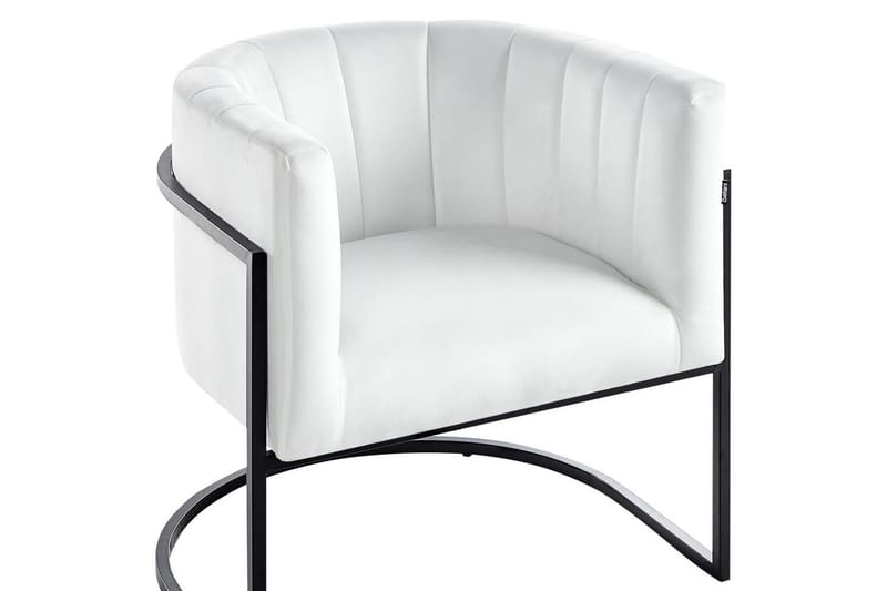 Nojatuoli Larvik II Valkoinen/musta - Valkoinen/musta - Huonekalut - Tuoli & nojatuoli - Nojatuoli & lepotuoli