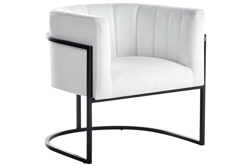 Nojatuoli Larvik II Valkoinen/musta - Valkoinen/musta - Huonekalut - Tuoli & nojatuoli - Nojatuoli & lepotuoli