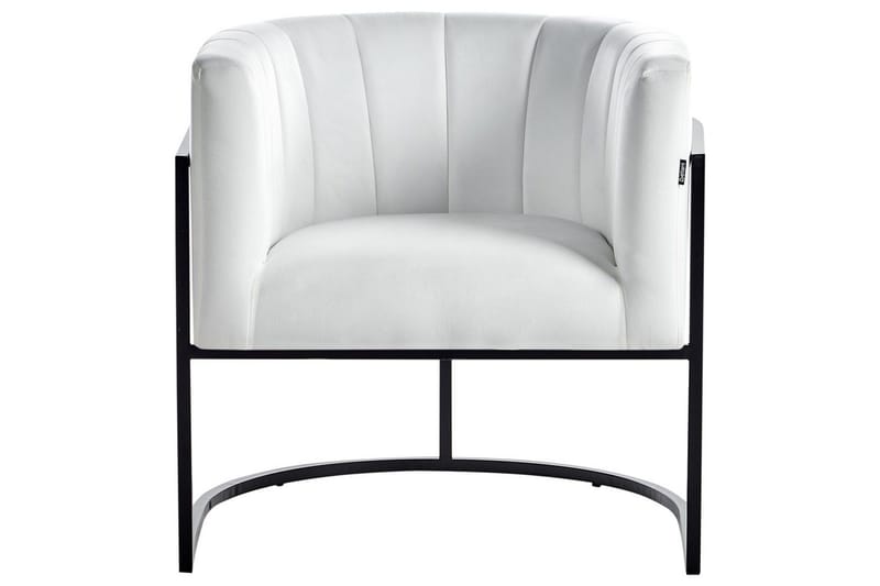 Nojatuoli Larvik II Valkoinen/musta - Valkoinen/musta - Huonekalut - Tuoli & nojatuoli - Nojatuoli & lepotuoli