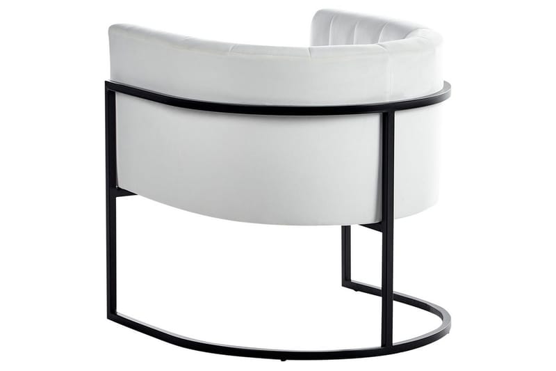 Nojatuoli Larvik II Valkoinen/musta - Valkoinen/musta - Huonekalut - Tuoli & nojatuoli - Nojatuoli & lepotuoli