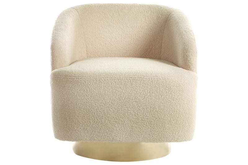 Nojatuoli Lavik Beige/Kulta - Beige/Kulta - Huonekalut - Tuoli & nojatuoli - Nojatuoli & lepotuoli
