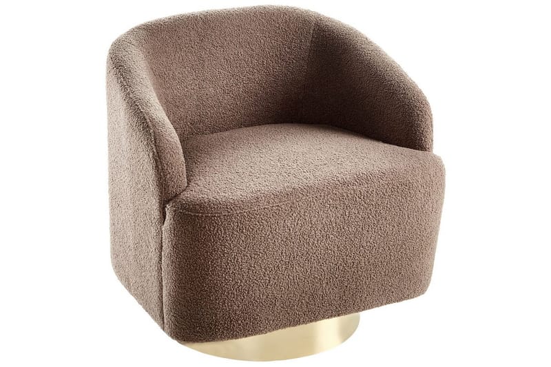 Nojatuoli Lavik Ruskea/Kulta - Ruskea/Kulta - Huonekalut - Tuoli & nojatuoli - Nojatuoli & lepotuoli