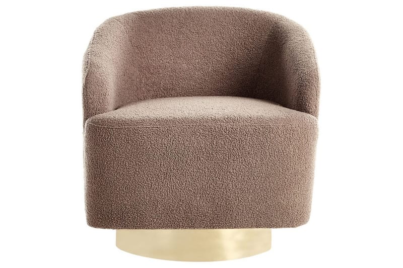 Nojatuoli Lavik Ruskea/Kulta - Ruskea/Kulta - Huonekalut - Tuoli & nojatuoli - Nojatuoli & lepotuoli