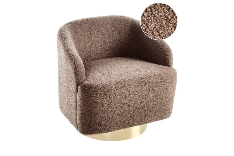 Nojatuoli Lavik Ruskea/Kulta, Ruskea/Kulta