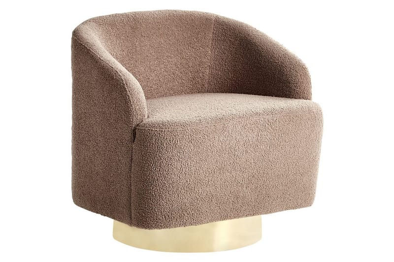 Nojatuoli Lavik Ruskea/Kulta - Ruskea/Kulta - Huonekalut - Tuoli & nojatuoli - Nojatuoli & lepotuoli