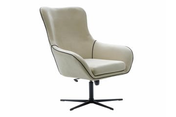 Laytown Fåtölj Beige/Black - Huonekalut - Tuoli & nojatuoli - Nojatuoli & lepotuoli
