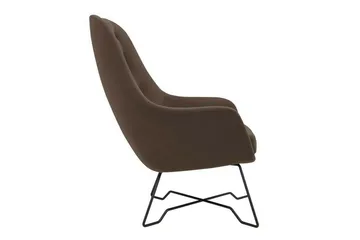 Laytown Fåtölj Brown/Black - Huonekalut - Tuoli & nojatuoli - Nojatuoli & lepotuoli