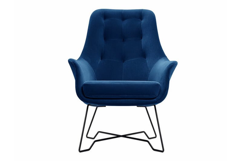 Laytown Fåtölj Dark Blue/Black - Huonekalut - Tuoli & nojatuoli - Nojatuoli & lepotuoli
