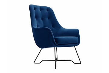 Laytown Fåtölj Dark Blue/Black - Huonekalut - Tuoli & nojatuoli - Nojatuoli & lepotuoli