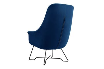 Laytown Fåtölj Dark Blue/Black - Huonekalut - Tuoli & nojatuoli - Nojatuoli & lepotuoli