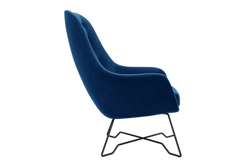 Laytown Fåtölj Dark Blue/Black - Huonekalut - Tuoli & nojatuoli - Nojatuoli & lepotuoli