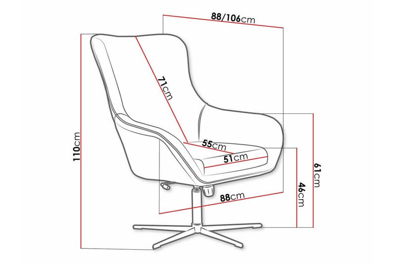 Laytown Fåtölj Green - Huonekalut - Tuoli & nojatuoli - Nojatuoli & lepotuoli