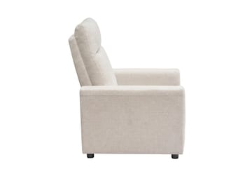 Leia manuaalinen kangasverhoiltu recliner-nojatuoli - Beige - Huonekalut - Tuoli & nojatuoli - Nojatuoli & lepotuoli - Mekanismituoli