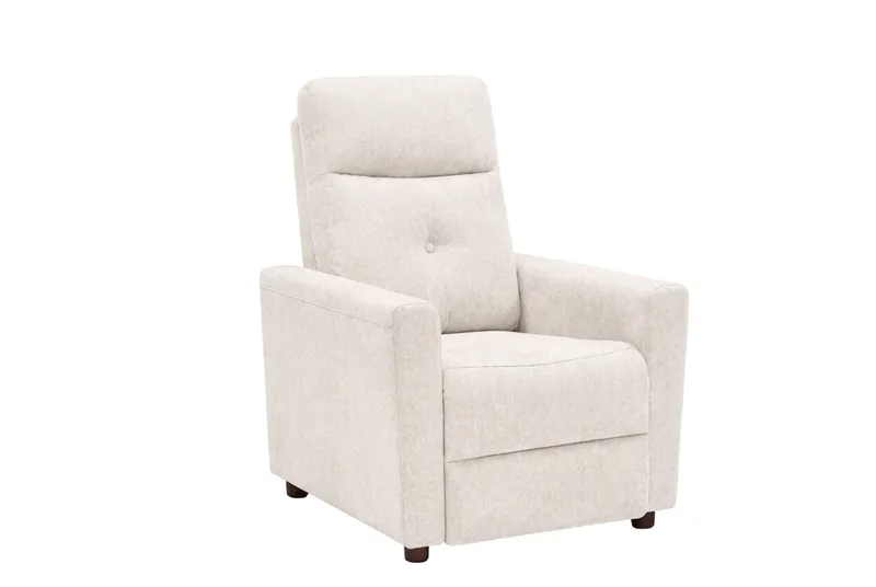 Leia manuaalinen kangasverhoiltu recliner-nojatuoli, Beige