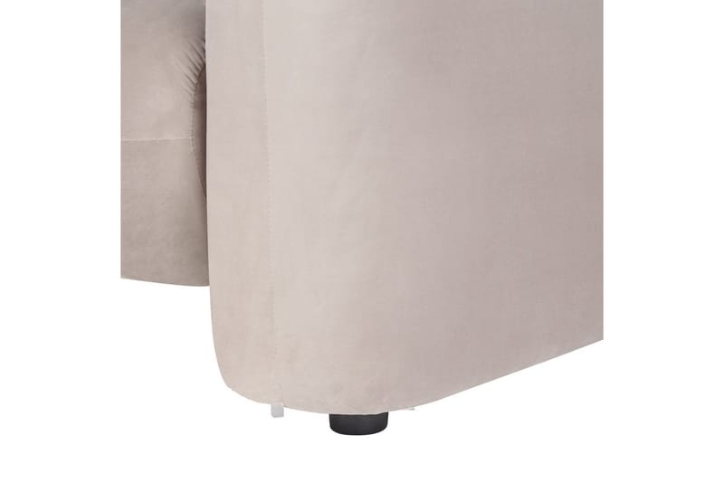 Nojatuoli Leiren - Taupe/sametti - Huonekalut - Tuoli & nojatuoli - Nojatuoli & lepotuoli