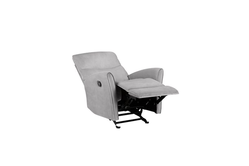 Lepotuoli Chesley Harmaa, Sametti/Metalli/Puu - Harmaa, Sametti/Metalli/Puu - Huonekalut - Tuoli & nojatuoli - Nojatuoli & lepotuoli - Mekanismituoli