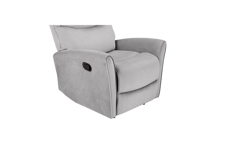 Lepotuoli Chesley Harmaa, Sametti/Metalli/Puu - Harmaa, Sametti/Metalli/Puu - Huonekalut - Tuoli & nojatuoli - Nojatuoli & lepotuoli - Mekanismituoli