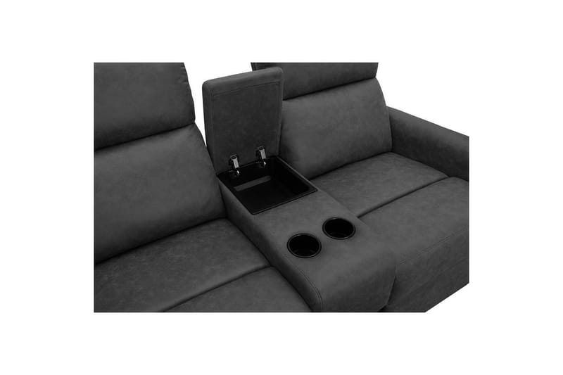 Lepotuoli Dacoulas Antrasiitti, Cowboy PU/Puu - Antrasiitti, Cowboy PU/Puu - Huonekalut - Tuoli & nojatuoli - Nojatuoli & lepotuoli - Mekanismituoli