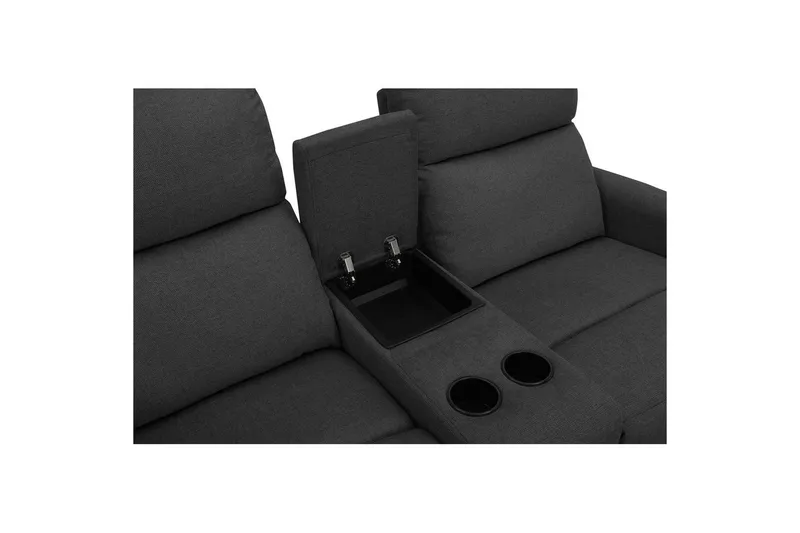 Lepotuoli Dacoulas Antrasiitti, Kangas/Puu - Antrasiitti, Kangas/Puu - Huonekalut - Tuoli & nojatuoli - Nojatuoli & lepotuoli - Mekanismituoli